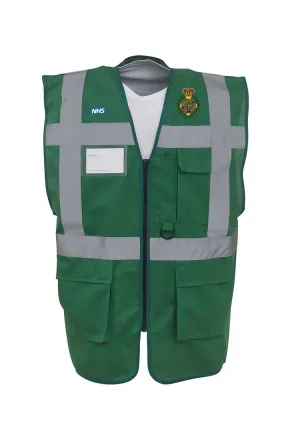 Ambulance Hi Vis Executive Vest with Logos