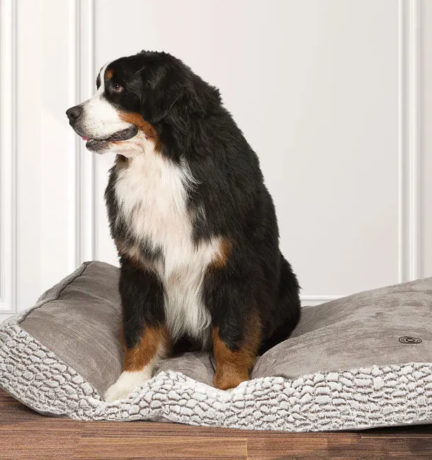 Arctic Grey Box Duvet Dog Bed by Danish Design