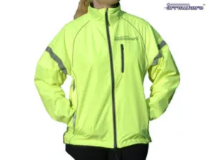 ArroWhere Women's Waterproof Plus LED Hi-Viz with Arrow Bike Jacket