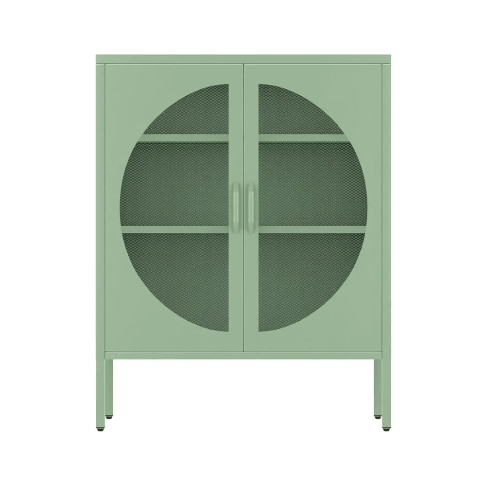 ArtissIn Buffet Sideboard Metal Cabinet - ELSA Green