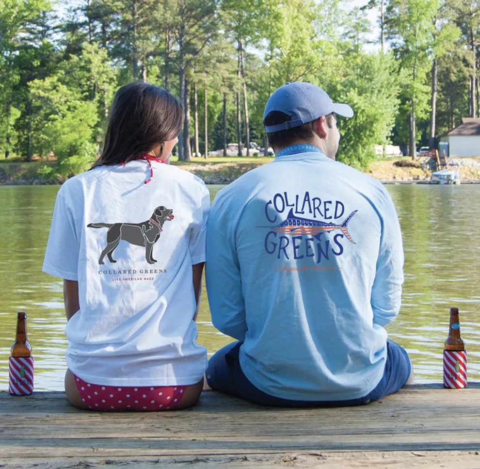 Brook Trout: Short Sleeve T-Shirt - Gray