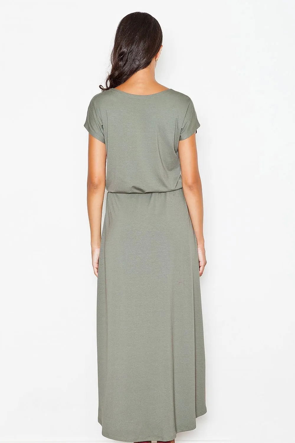 Chic Asymmetrical Daytime Figl Dress