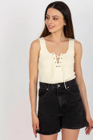 Chic Lace-Trimmed Summer Top