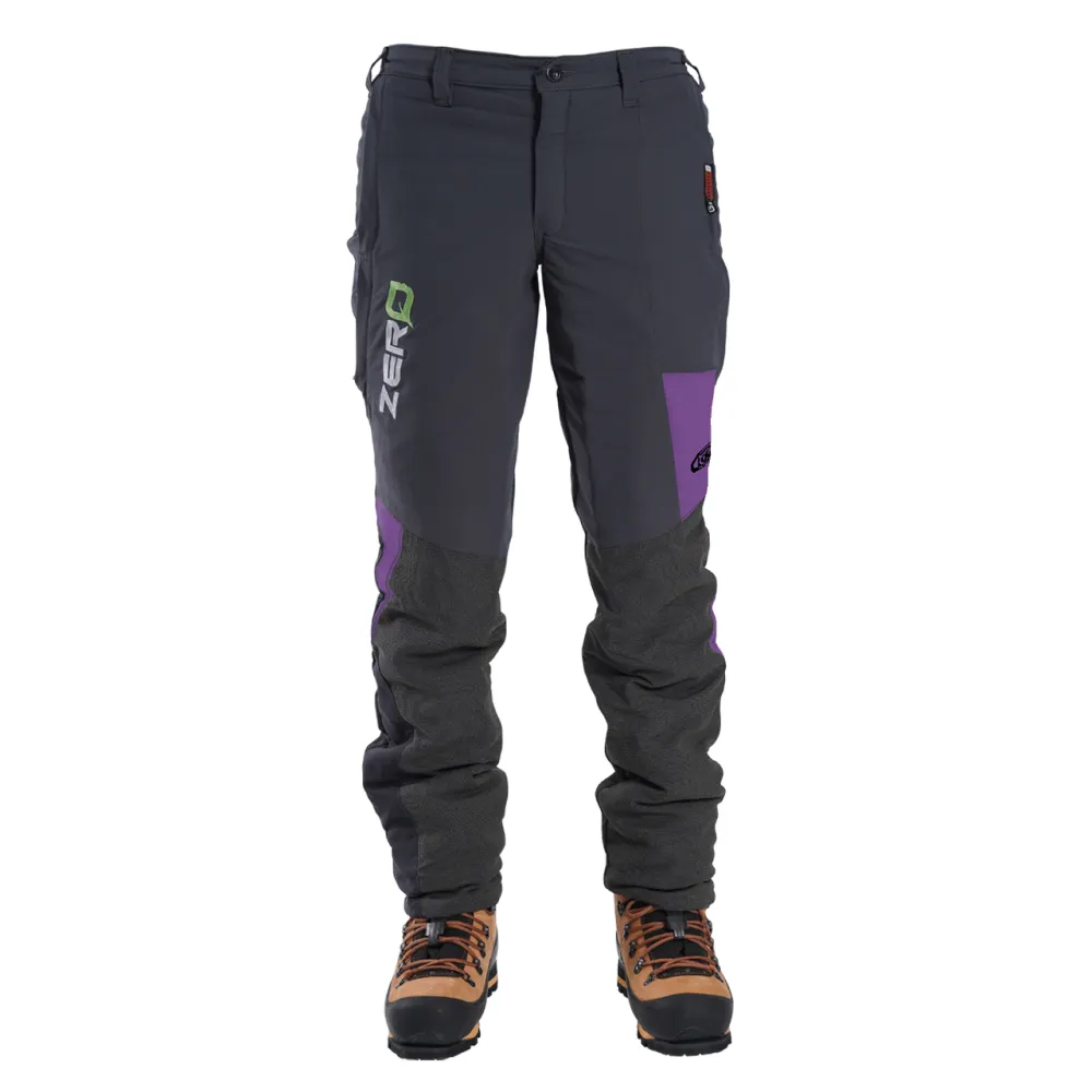 Clogger Zero Generation 2 Mens Chainsaw Trousers - Purple Flash