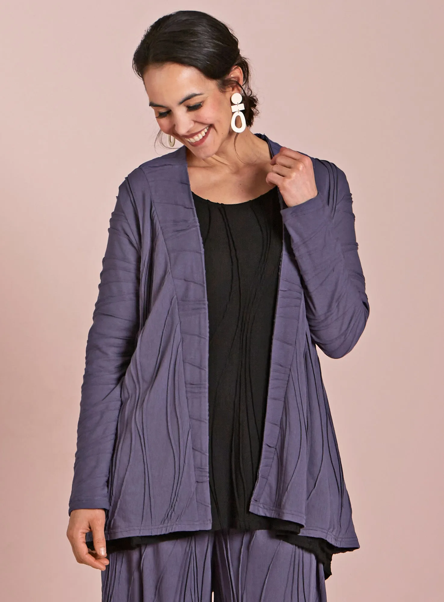 Cotton Currents Open Cardigan