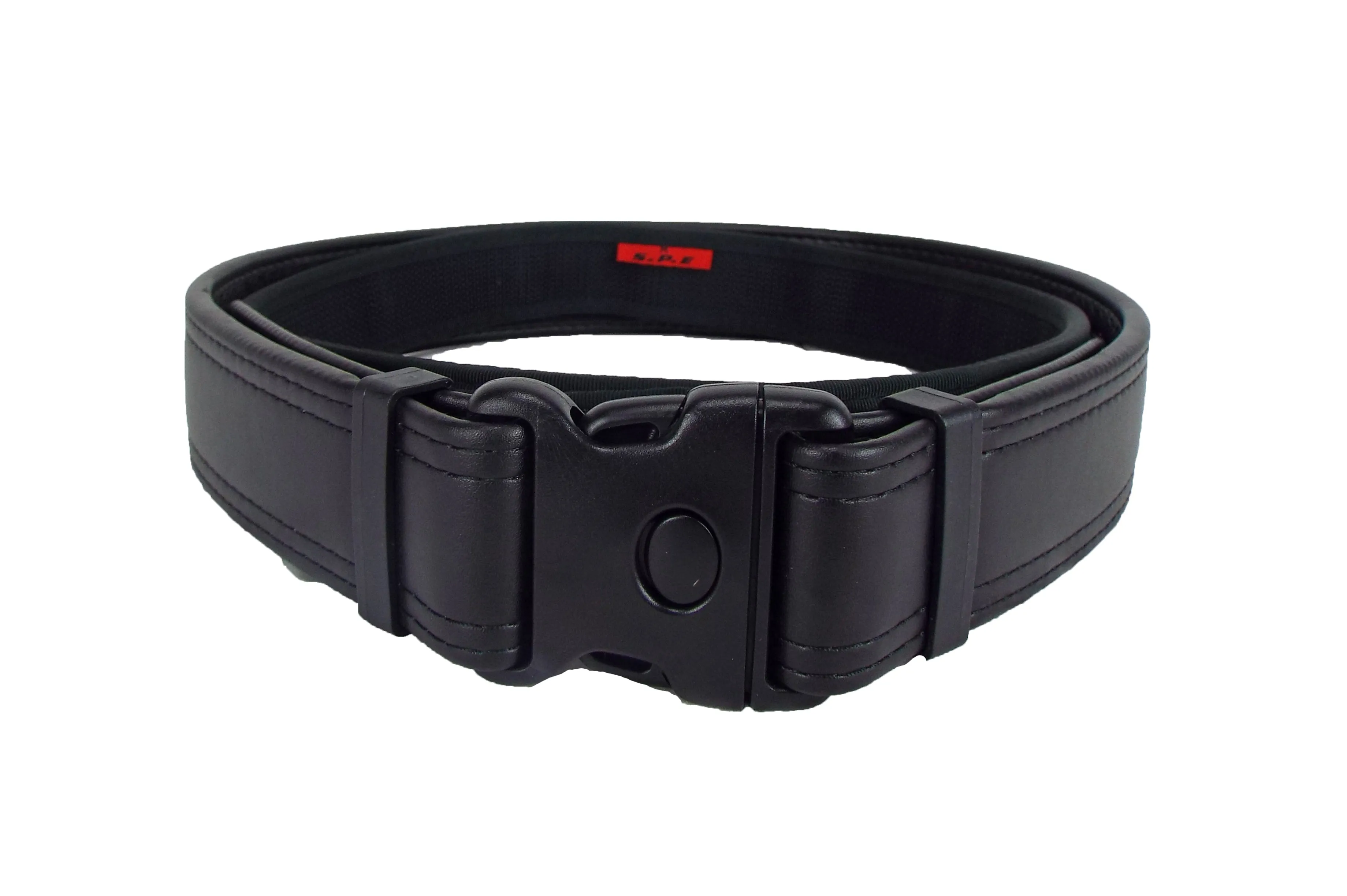 Dutch Police - Black Utility Twin Belt - Leather - Grade 1