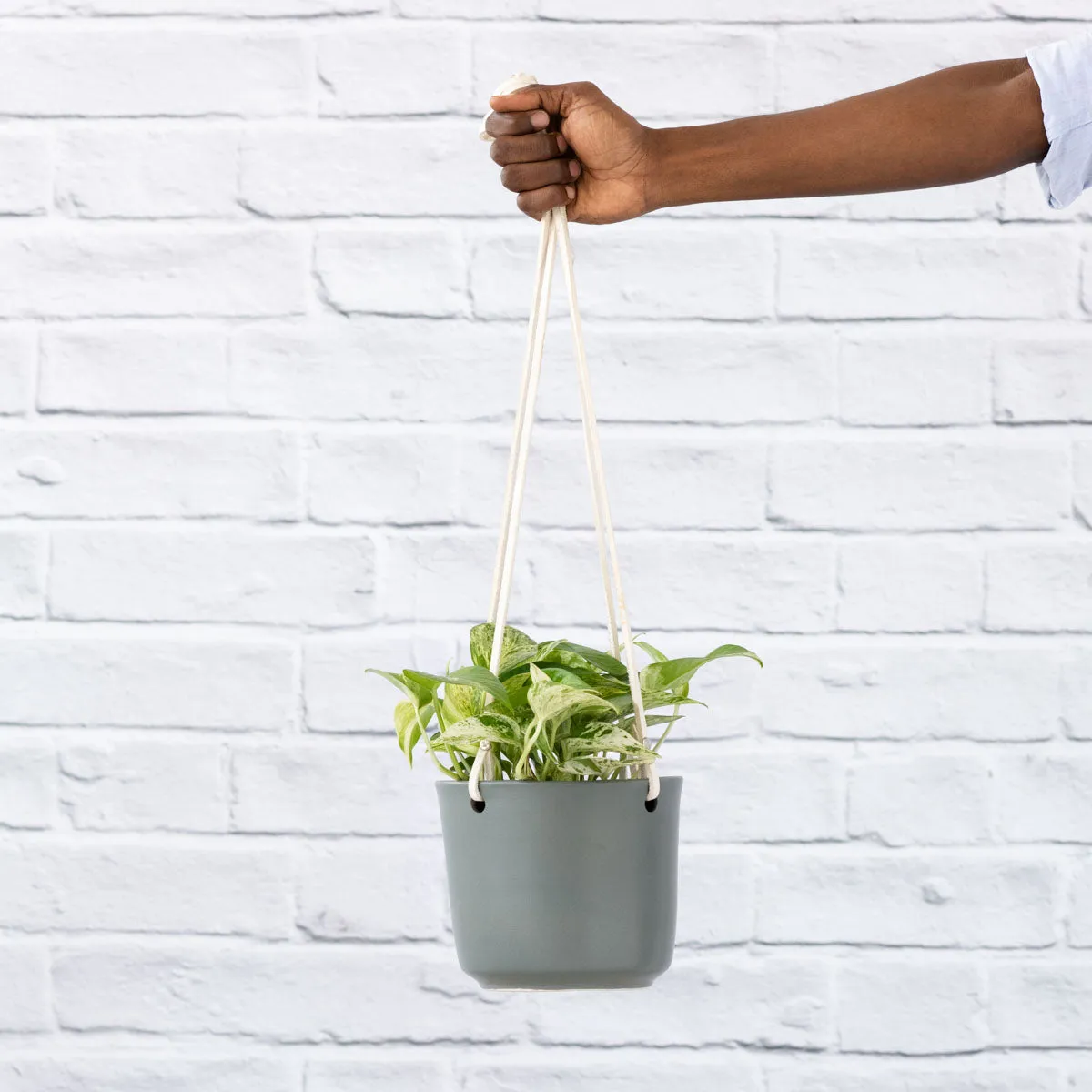 Emerson Leather Matte Hanging Pot