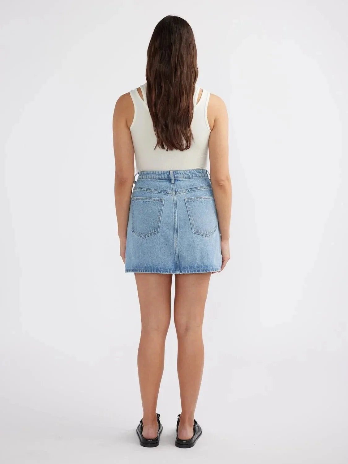 Ena Pelly | Reese Denim Mini Skirt