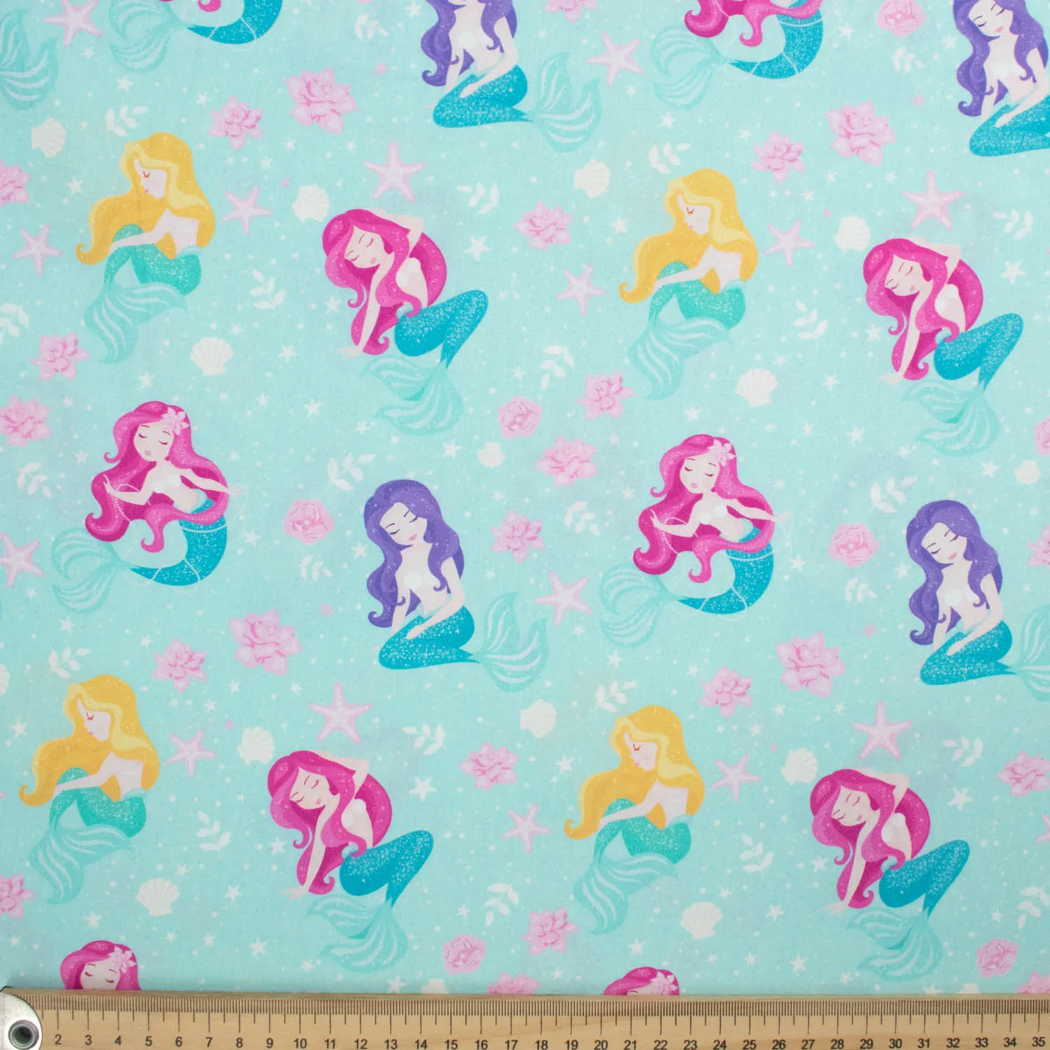 Fantasy Childhood Series Loving You Mermaid Cotton Prints