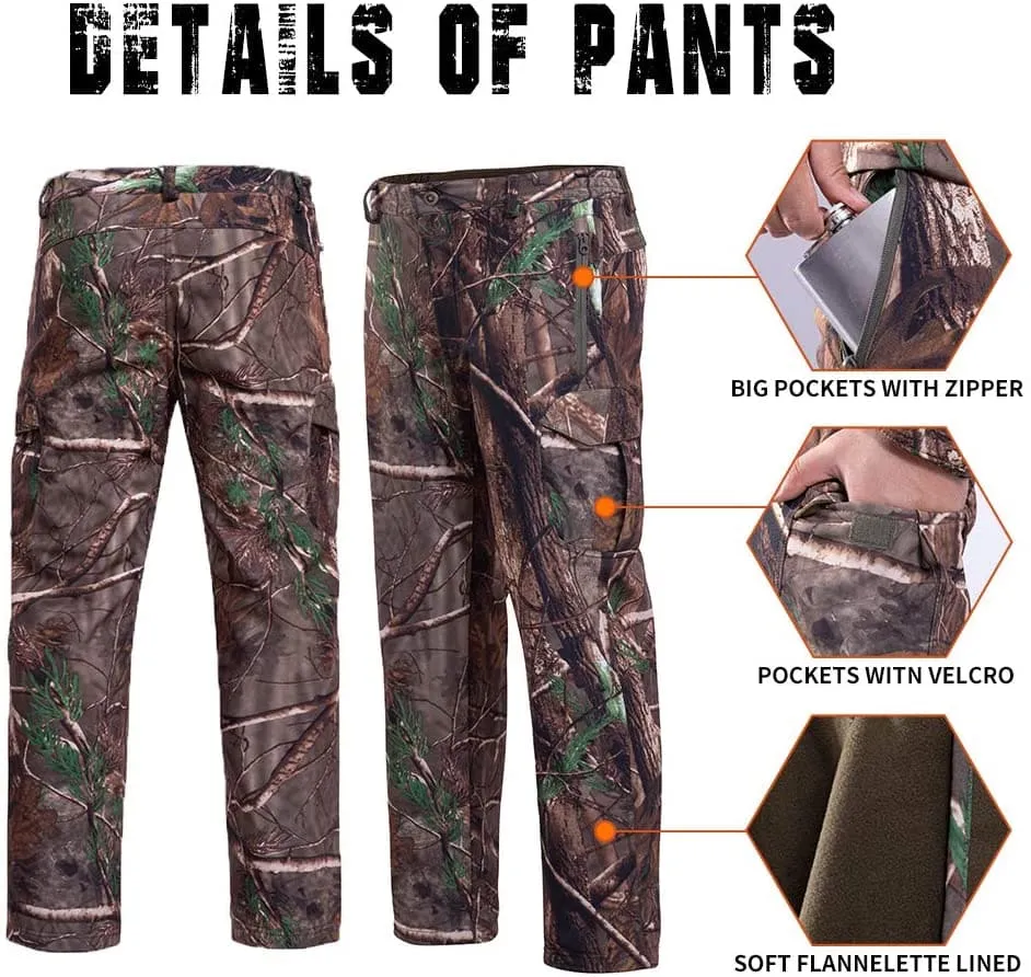 Hunting Gear Suit For Men Camouflage Windproof Jacket