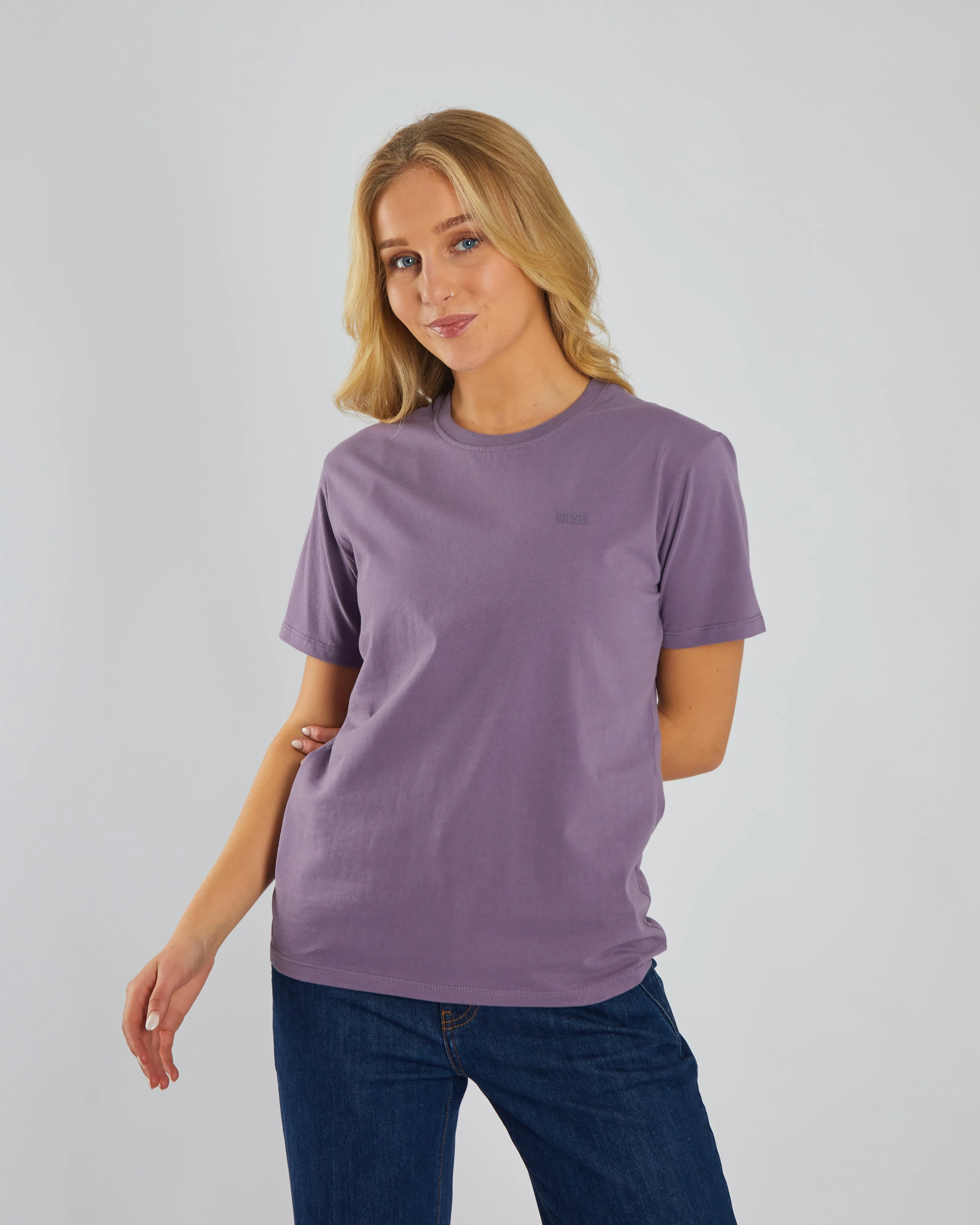 Jada Basic O Neck Lavender