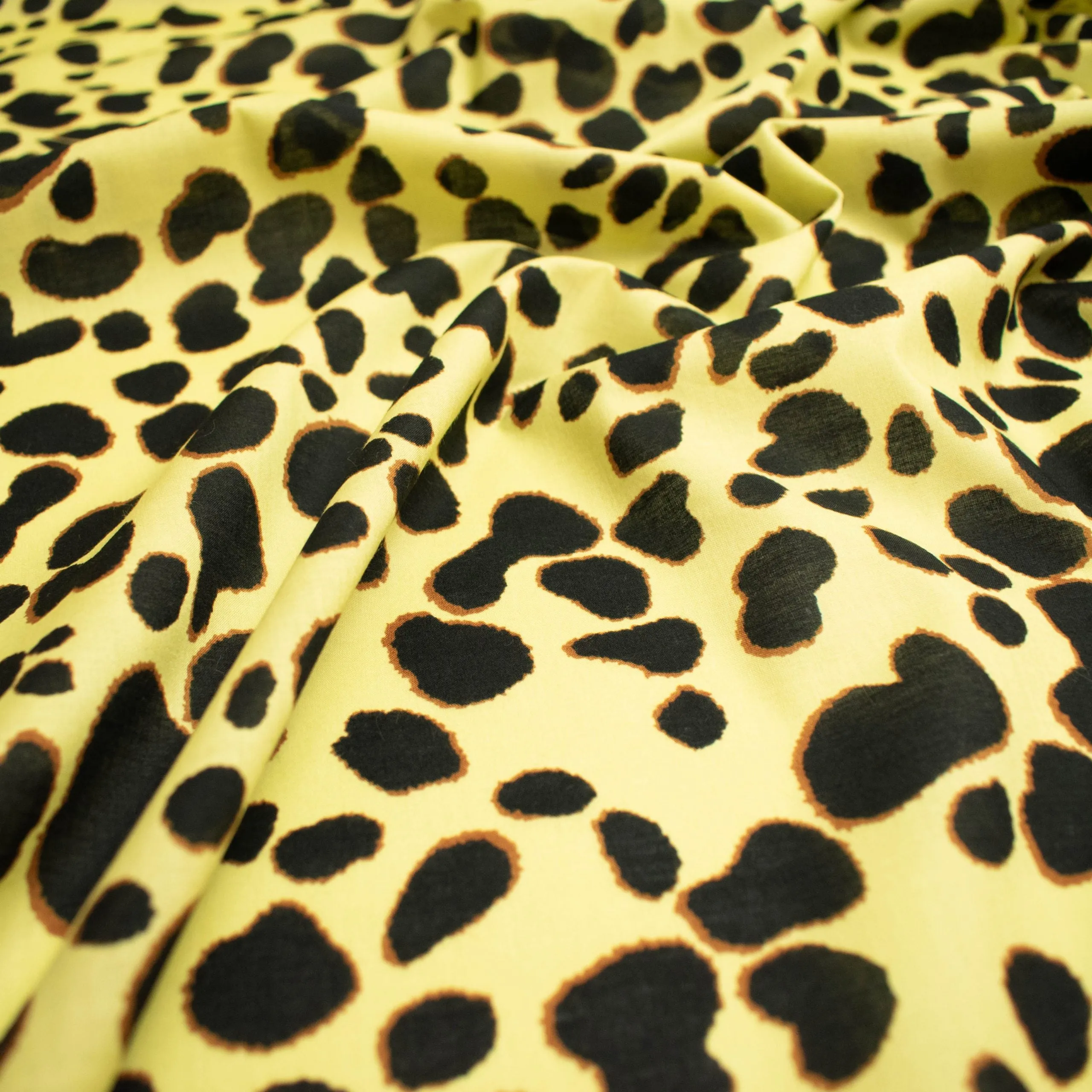 Japanese Pure Cotton Lawn Leopard Prints Design-122