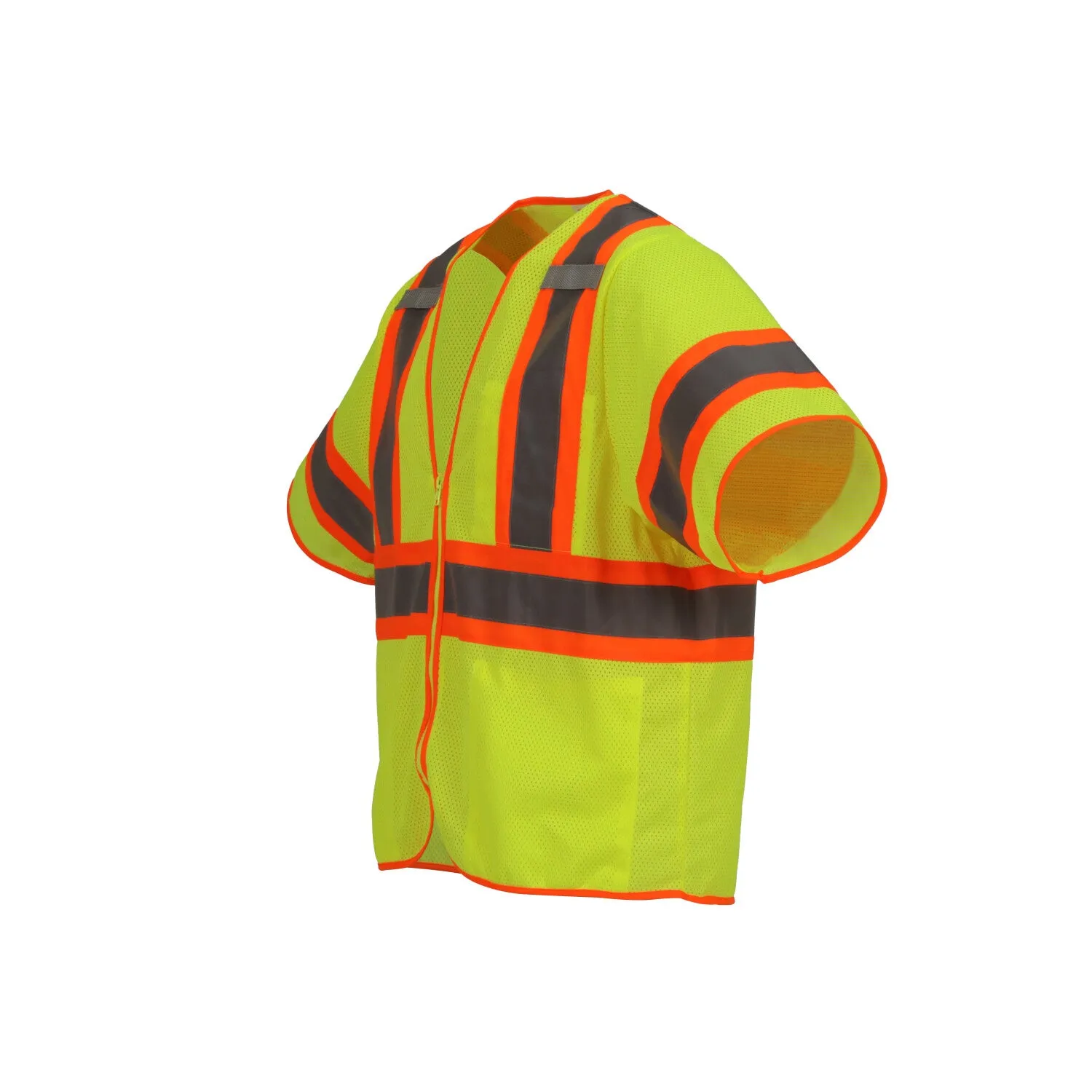 Job Sight Class 3 Two-Tone Mesh Vest