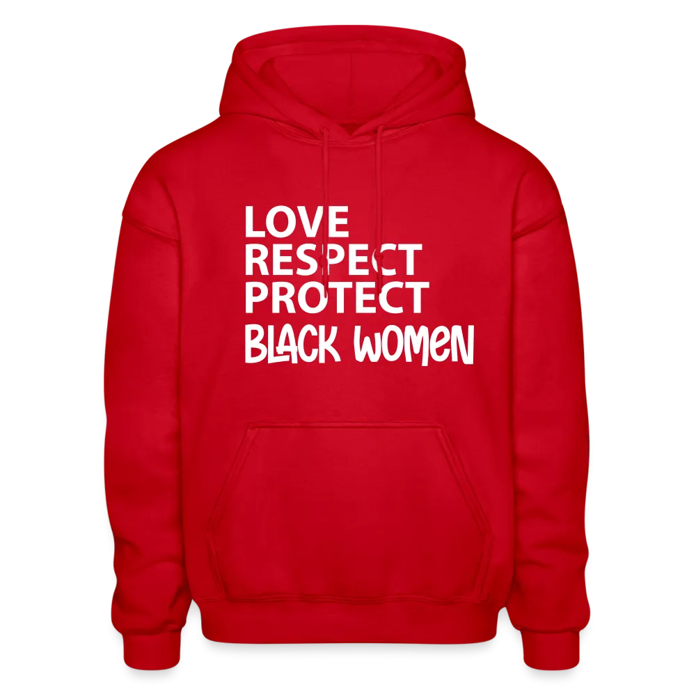 Love, Respect, Protect - Black Women - Adult Hoodie