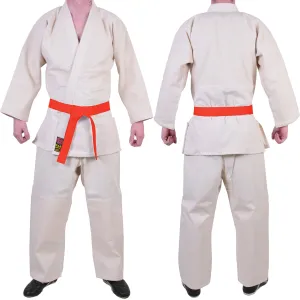 MAR-021 | Lightweight unbleached Judo Uniform For Beginner Students   FREE BELT