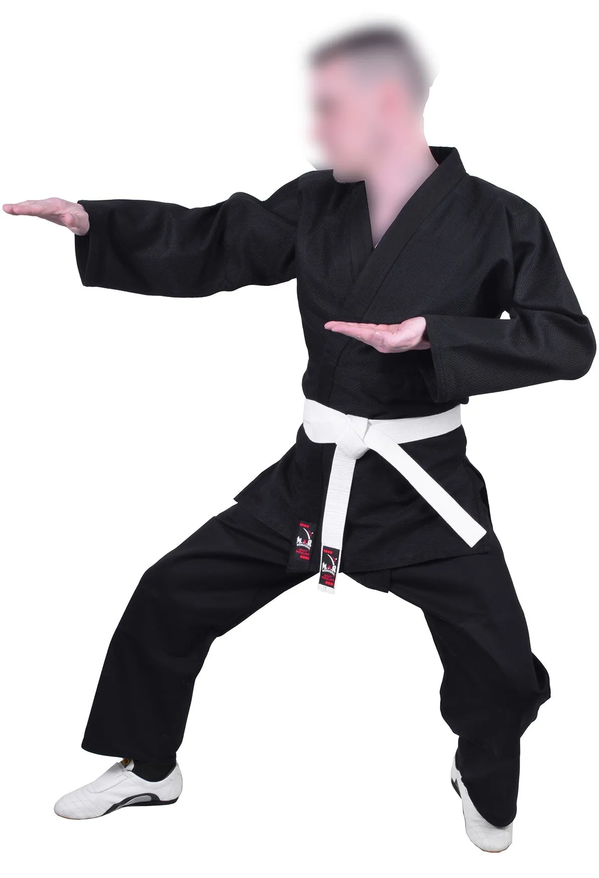 MAR-024B | Lightweight Black Judo/Jiu-Jitsu Uniform for Beginner Students   FREE BELT