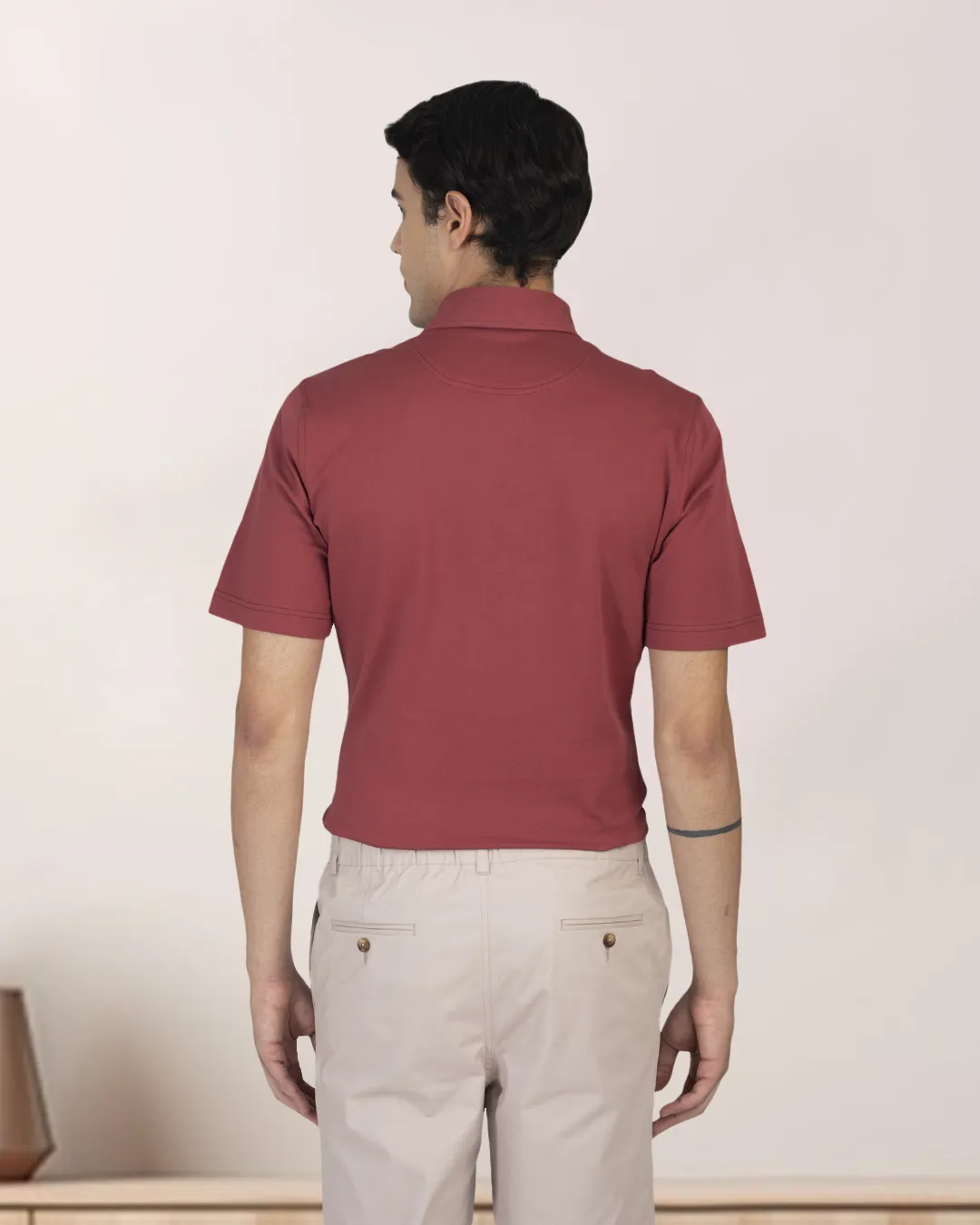 Marsala Soft Polo T-Shirt