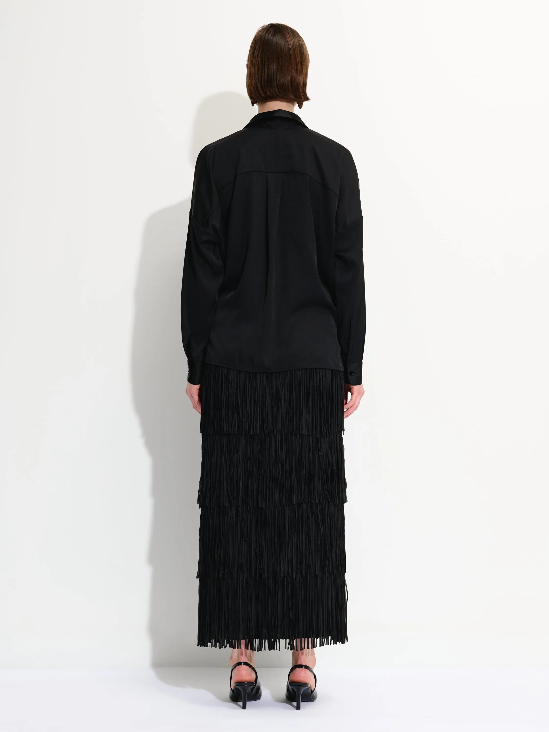 Maxi Fringed Skirt