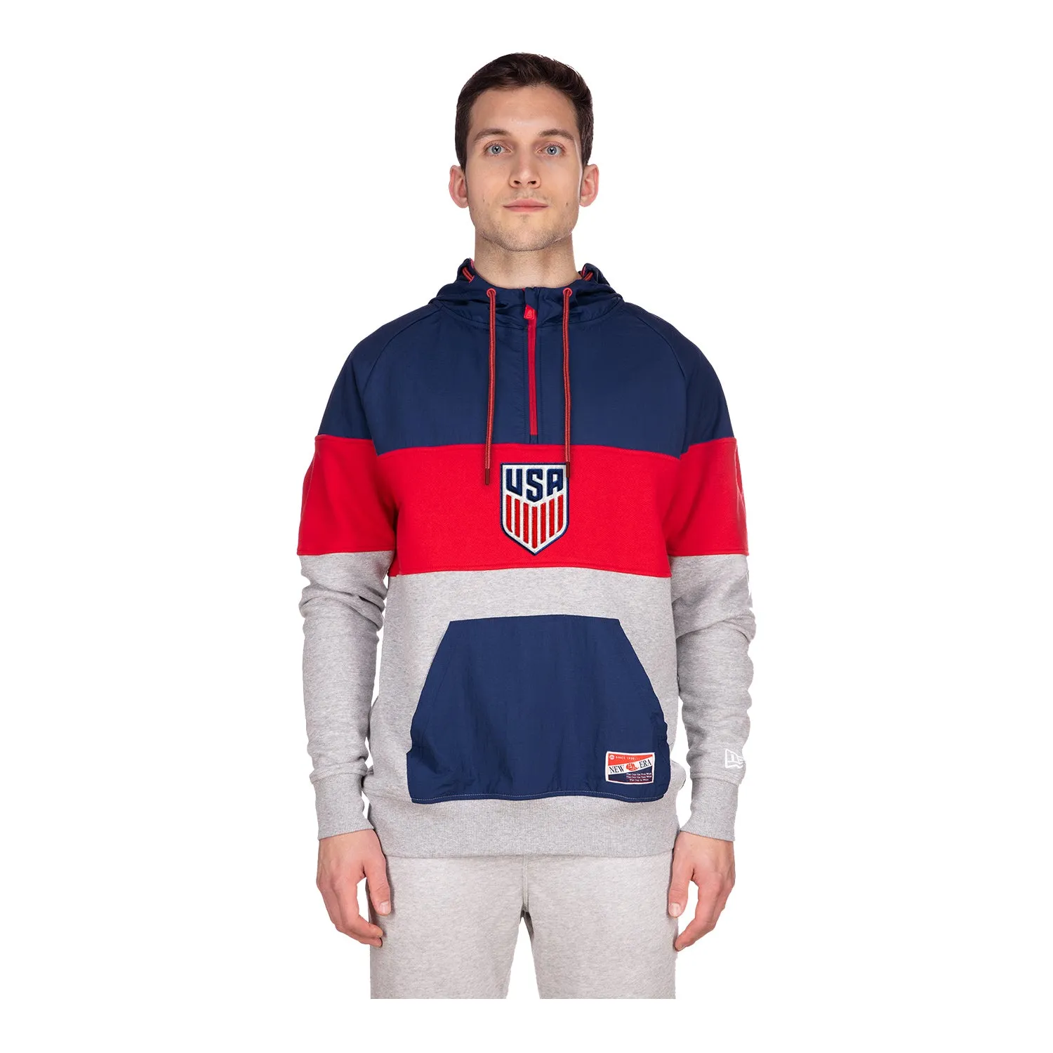 Men's New Era USMNT Tri-Color Hoodie