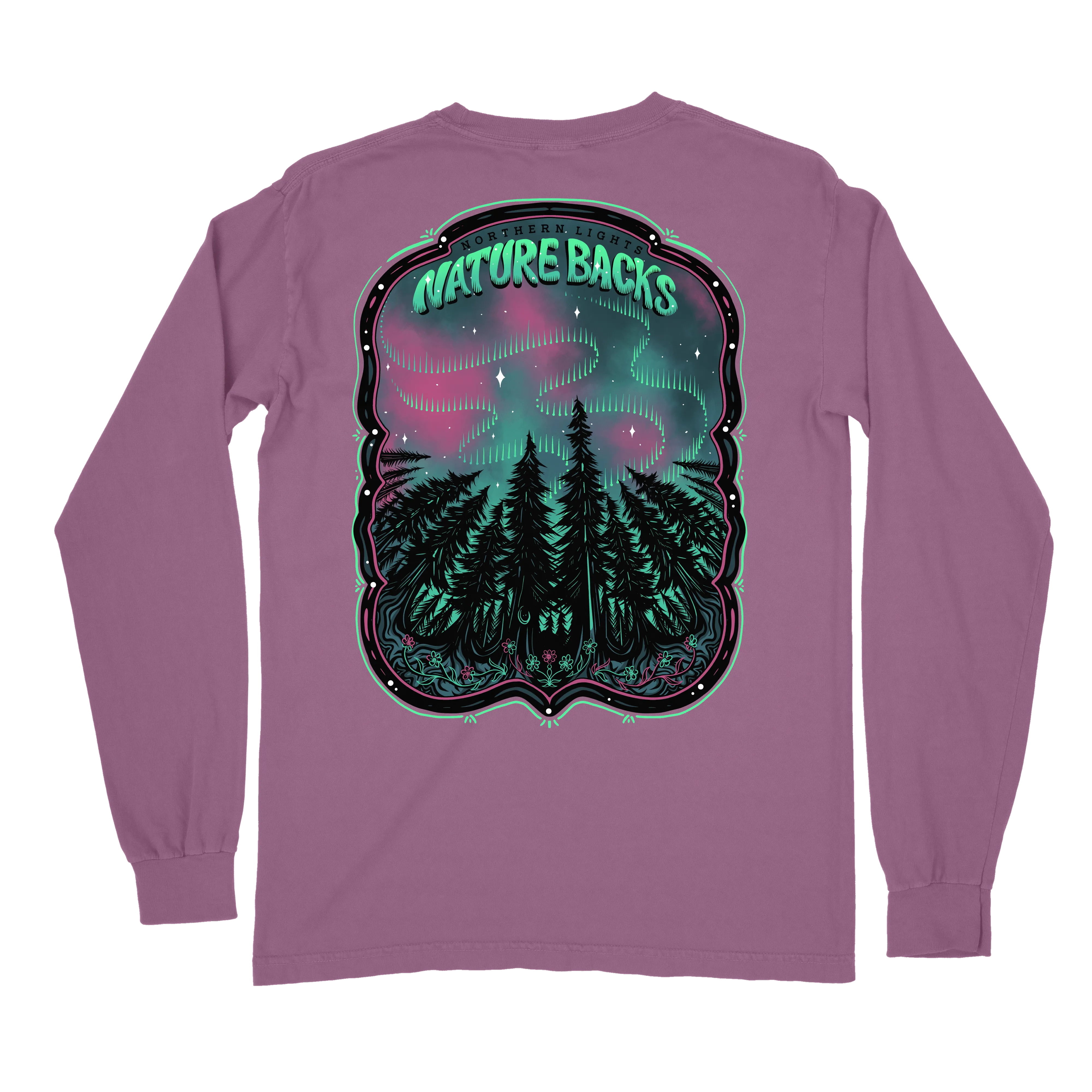 Northern Lights Long Sleeve (Berry)