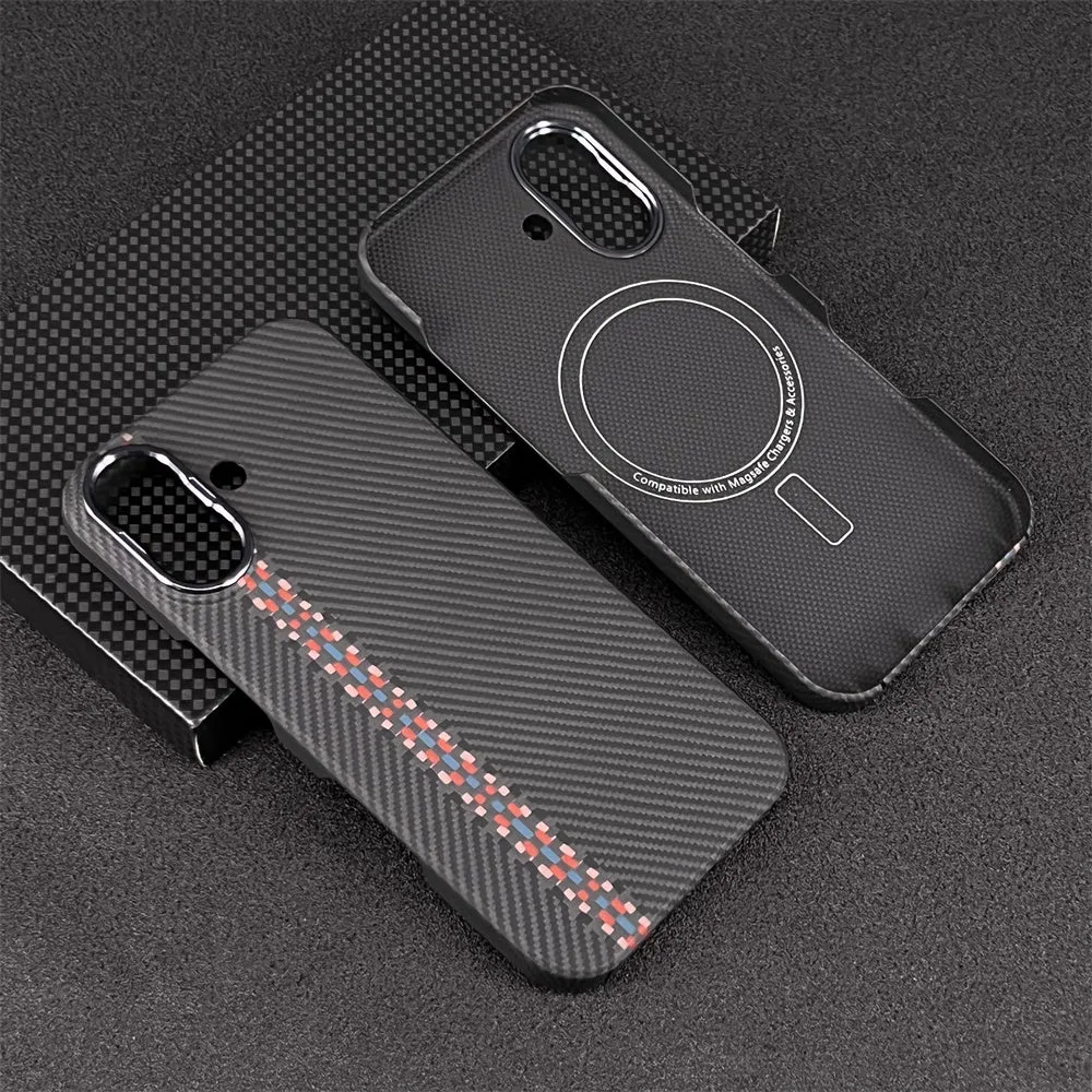 Oatsbasf Luxury Pure Aramid Fiber Case for Apple iPhone 16 Series