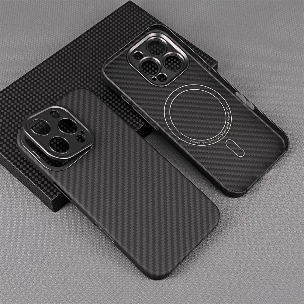 Oatsbasf Luxury Pure Aramid Fiber Case for Apple iPhone 16 Series