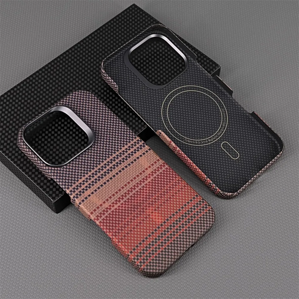 Oatsbasf Luxury Pure Aramid Fiber Case for Apple iPhone 16 Series