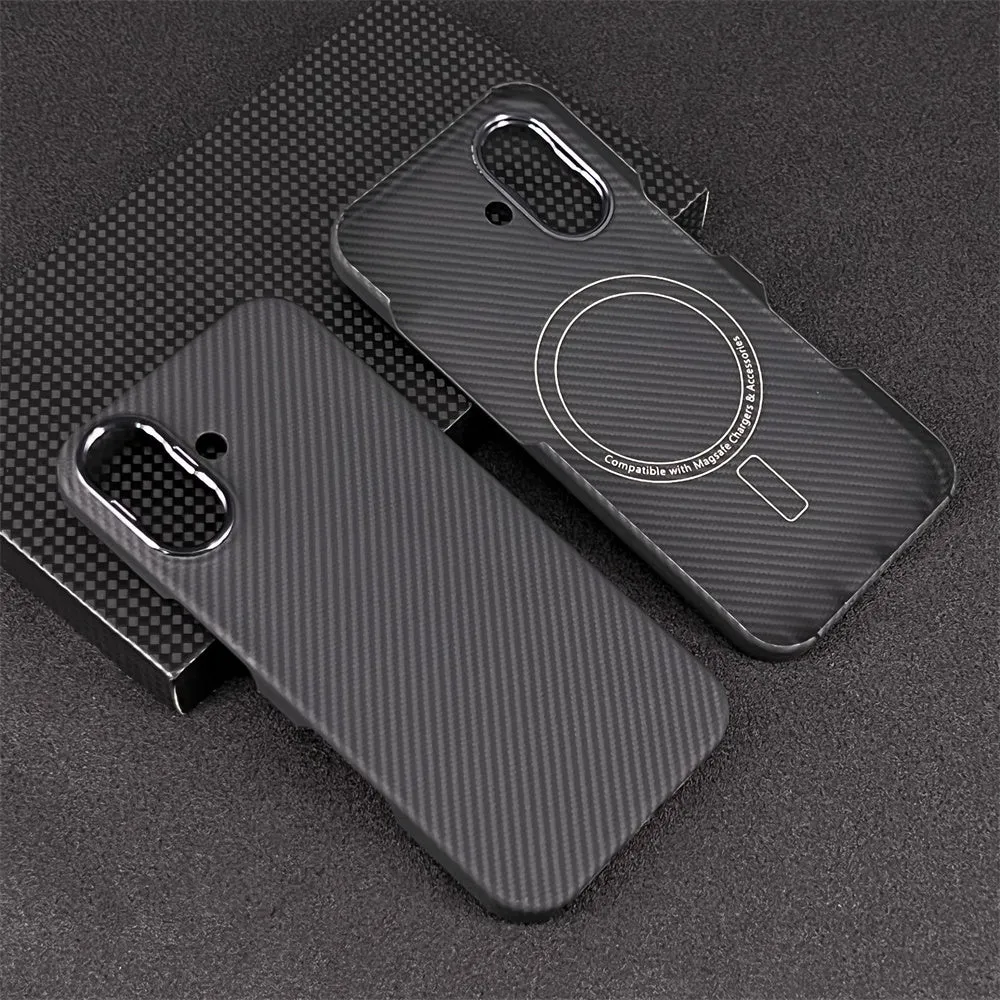 Oatsbasf Luxury Pure Aramid Fiber Case for Apple iPhone 16 Series