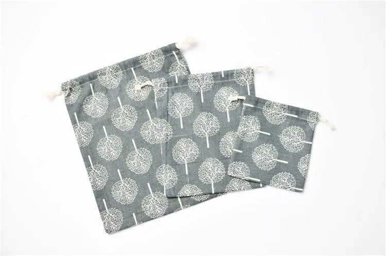 Organic Environmental Printed Storage Bag  Gift Bag