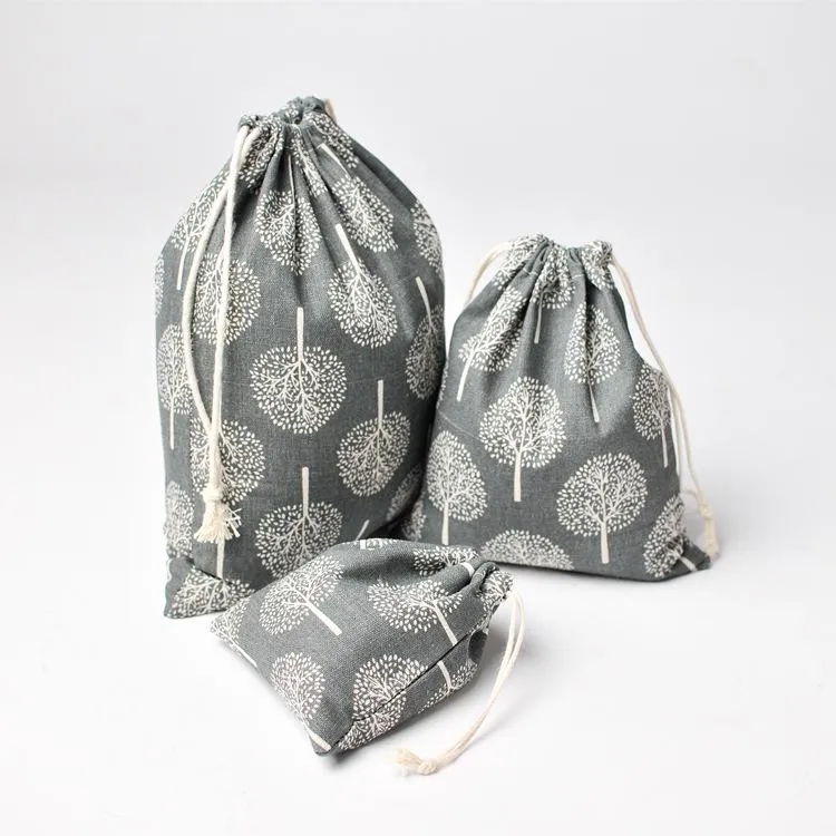 Organic Environmental Printed Storage Bag  Gift Bag