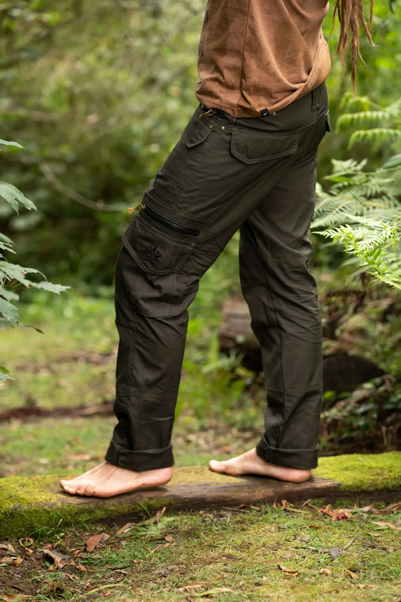 Psy Cargo Trousers - Dark Olive