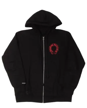 Red Horseshoe Logo Thermal Hoodie