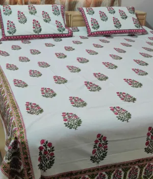 ROSE BUNCHES COTTON BEDSHEET