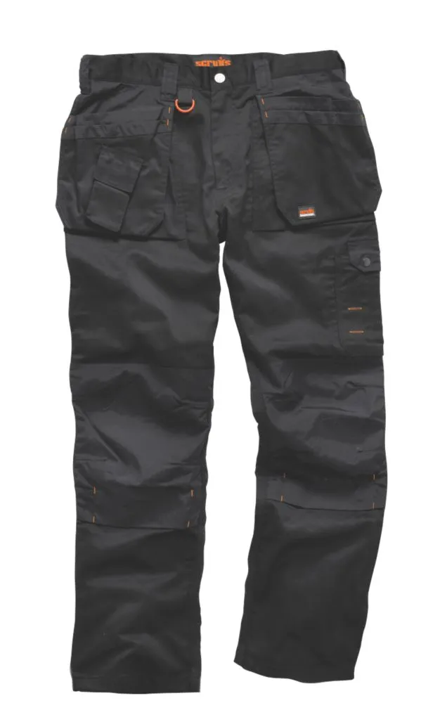 Scruffs Worker Plus Work Trousers Black, Size 44, Length 79 cm