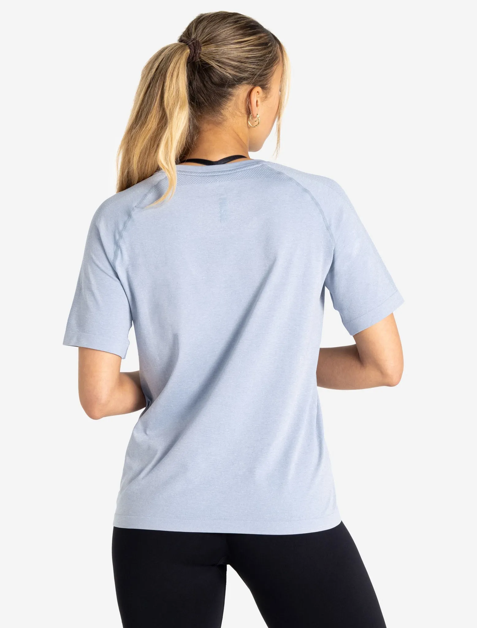 Seamless T-Shirt - Blue Marl