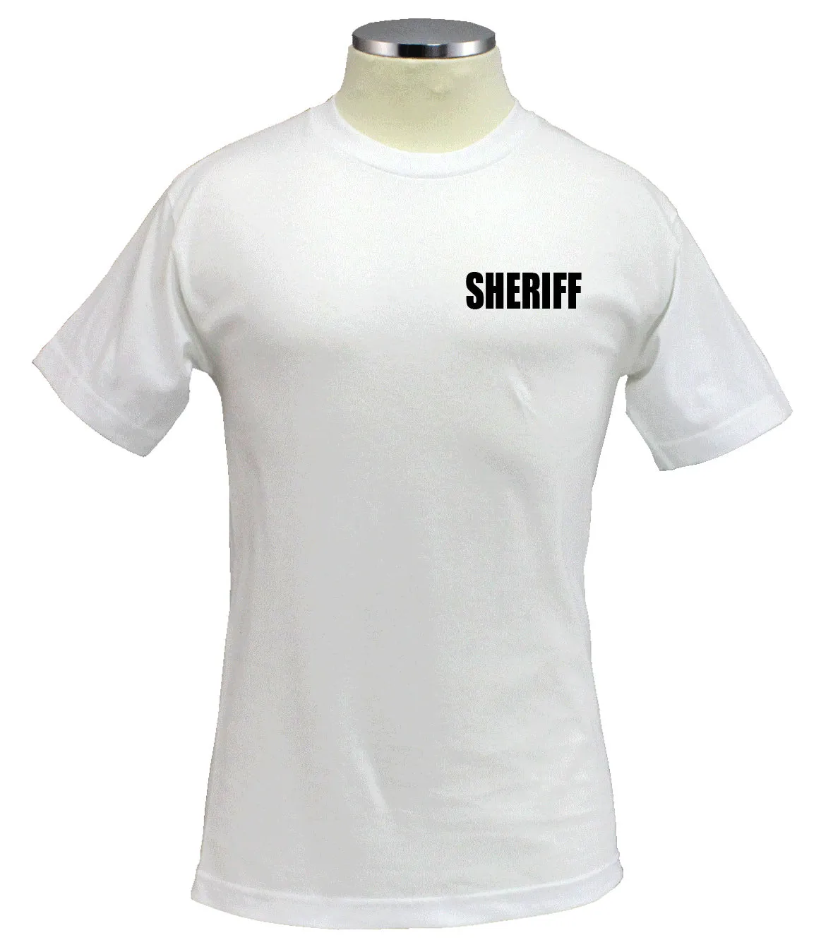 Sheriff ID 100% Cotton Short Sleeves T Shirts