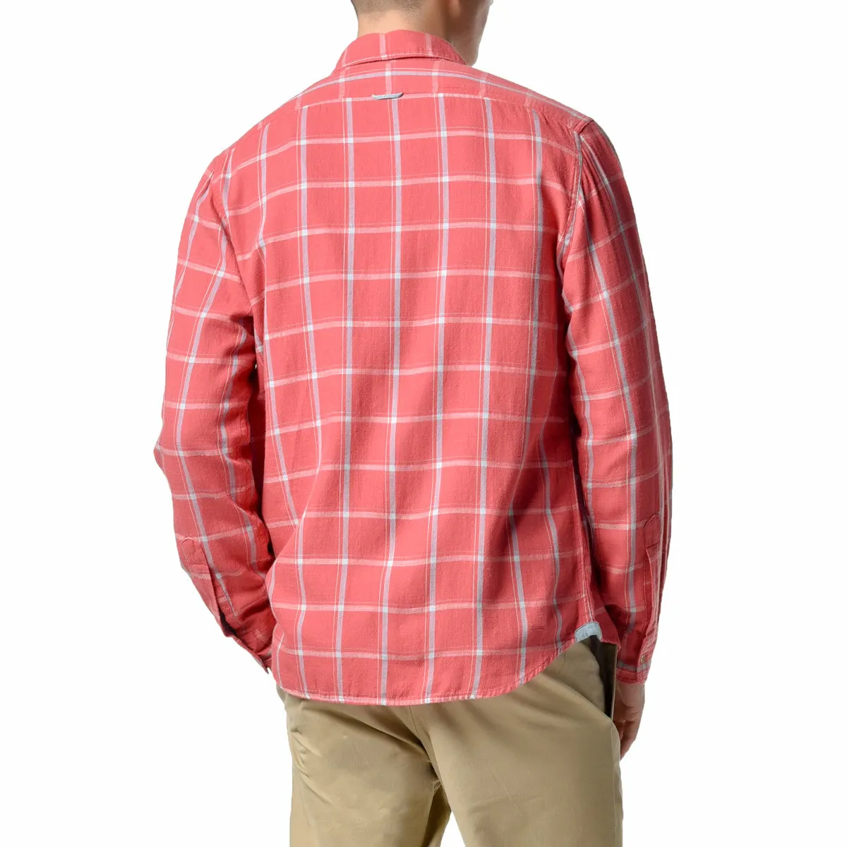 Sterling Slub Twill Shirt - Red Blue Windowpane (Final Sale)