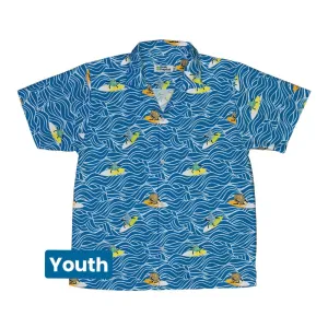 Surf and Roll Dnd Dice Youth Hawaiian Shirt