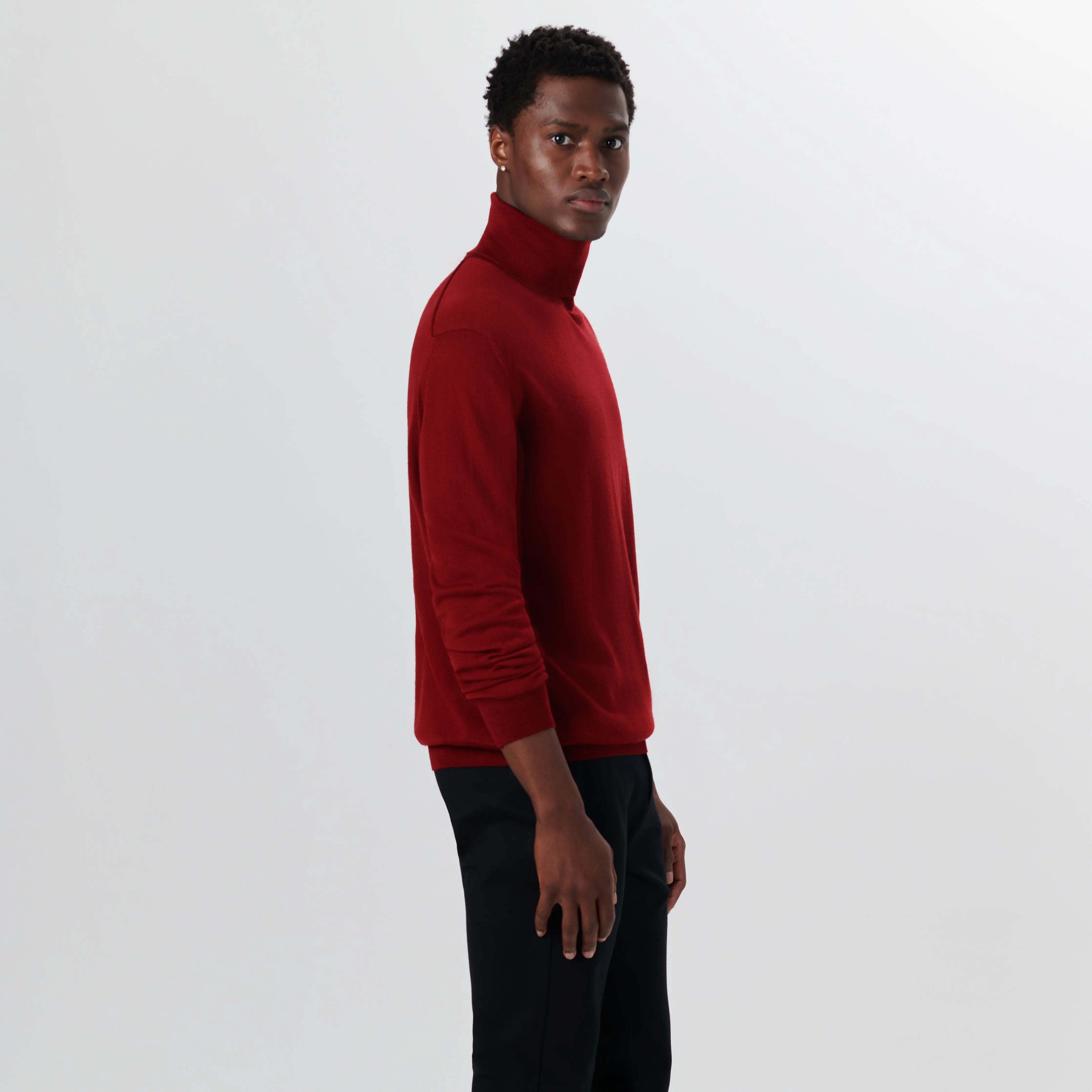 Turtle Neck Solid Sweater