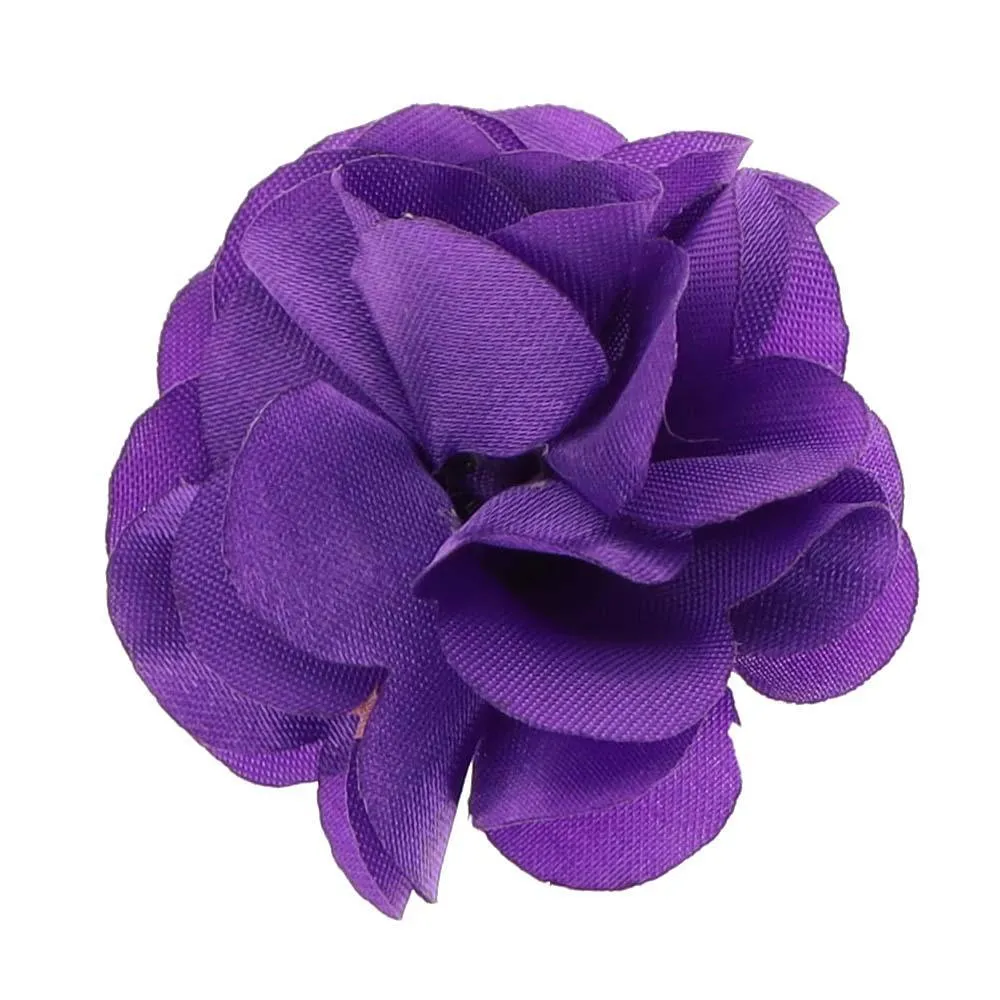 Vittorio Vico Boy's Satin Flower Lapel Pin