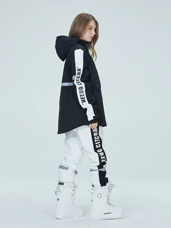 Women's Arctic Queen Winter Guide Stripe Reflective Snow Suits