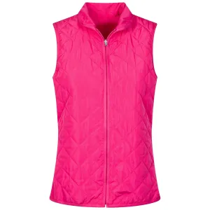 Womens Quilted Vest Hot Pink - SS24