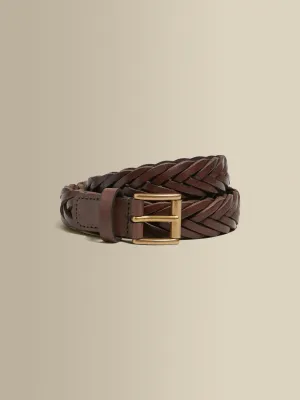 Woven Leather Belt