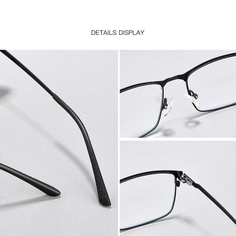 Yimaruili Men's Full Rim Alloy Frame Eyeglasses P9847