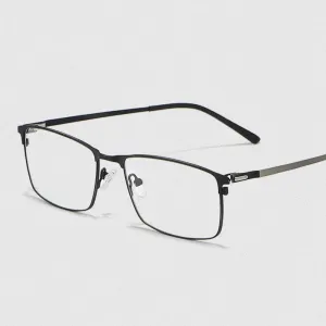 Yimaruili Men's Full Rim Alloy Frame Eyeglasses P9847