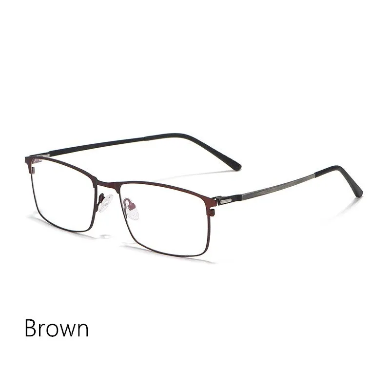 Yimaruili Men's Full Rim Alloy Frame Eyeglasses P9847