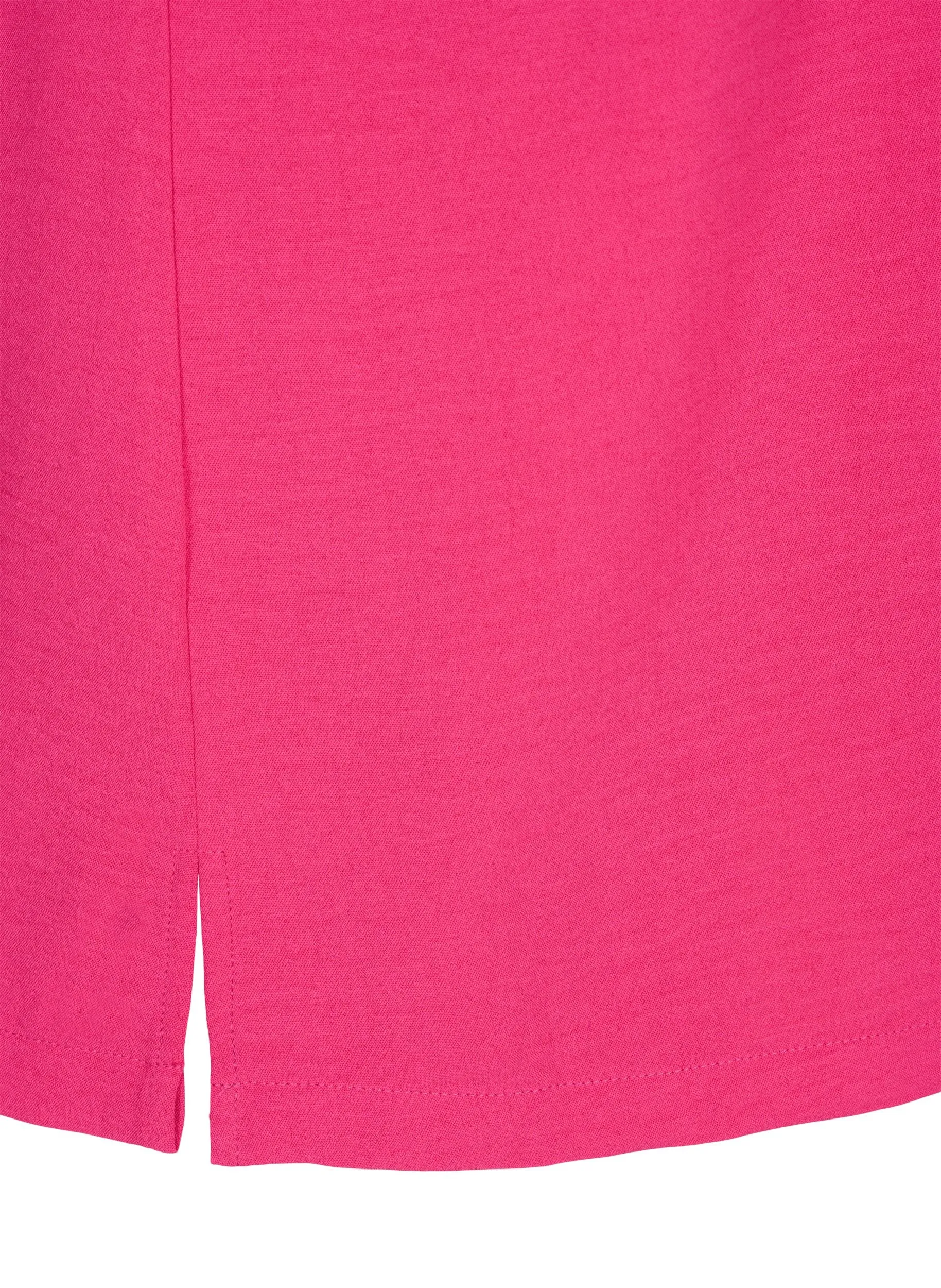 Zizzi Fiffa Sleeveless Top in Pink